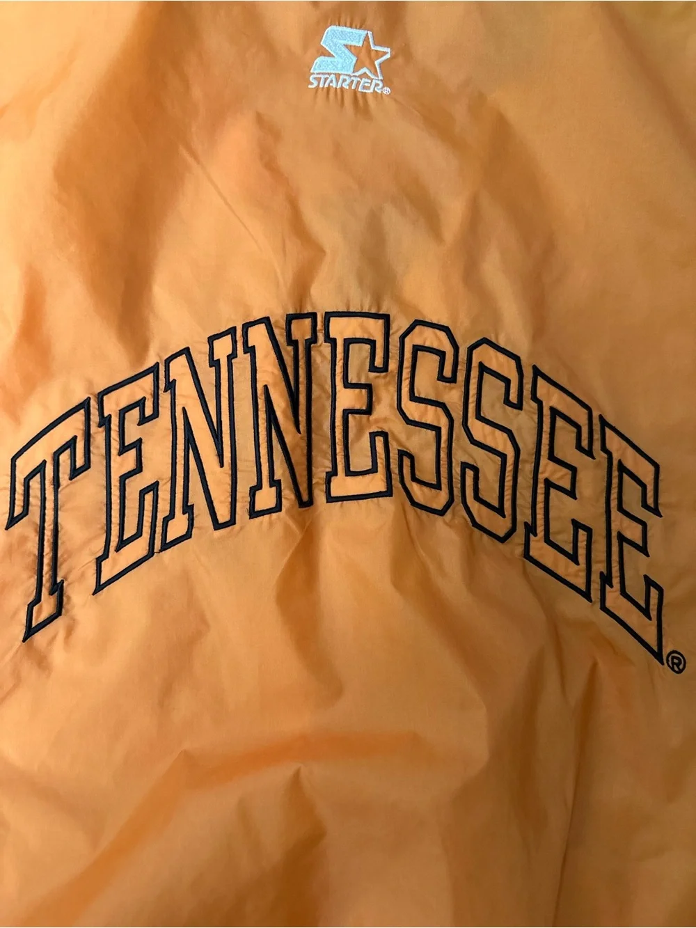 Vintage Starter Tennessee Volunteers Jacket Orange Full Zip Windbreaker Men’s L